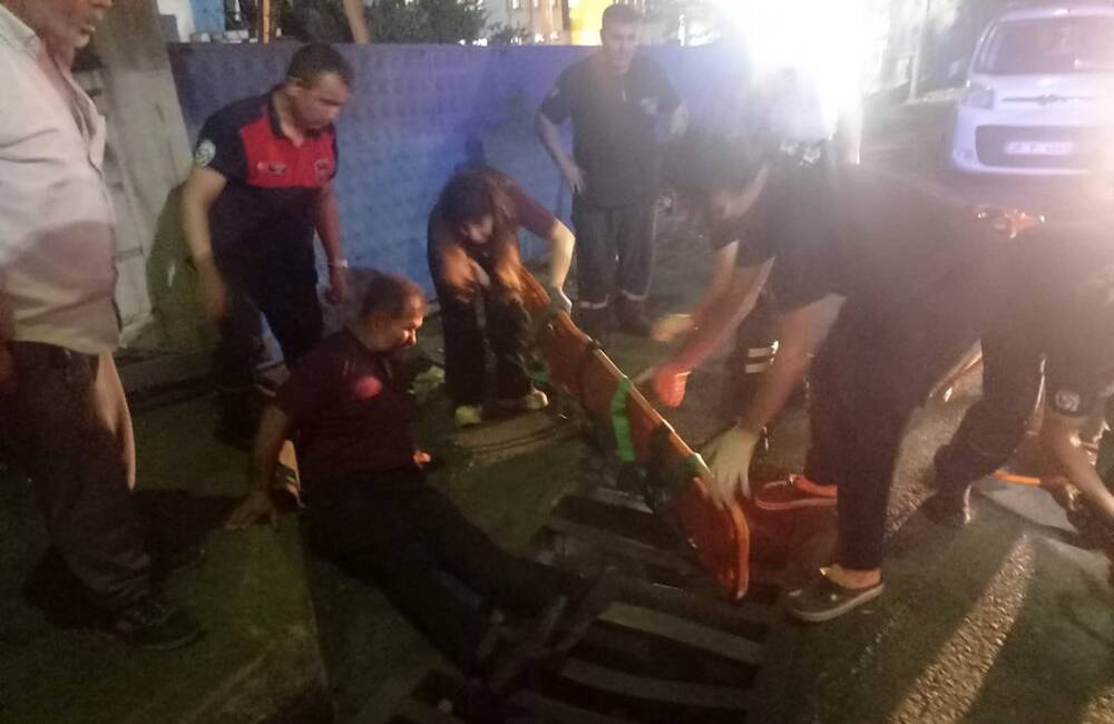 Hatay’ın Payas ilçesinde gece saatlerinde yaşanan bir olayda, ayağı mazgala