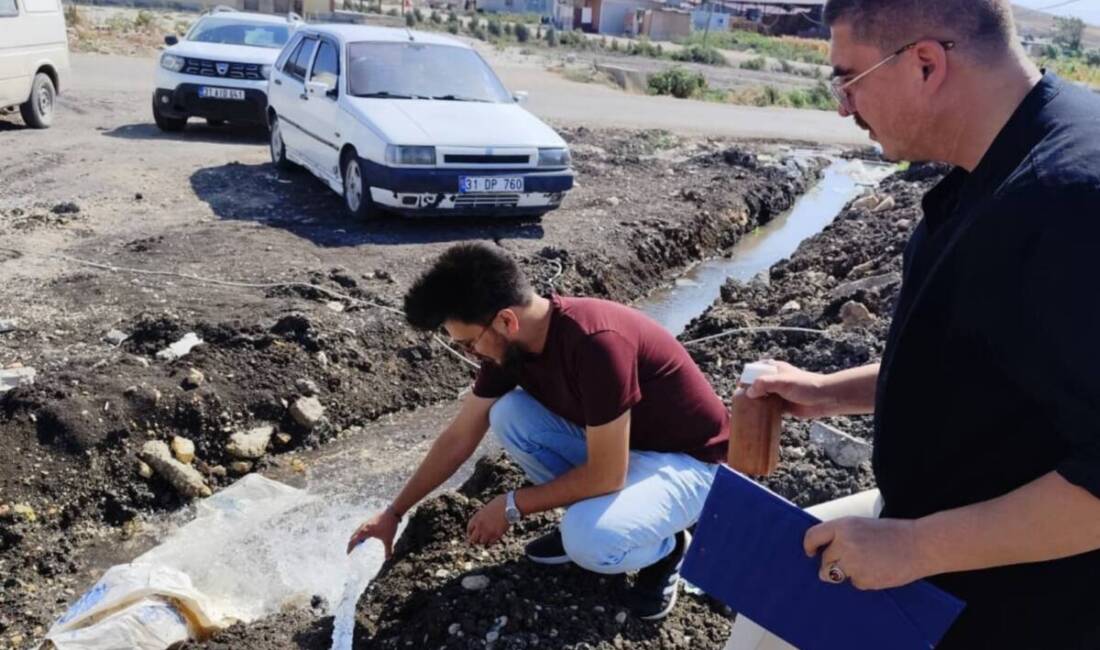 Antakya’da içme sularına güven testi Antakya İlçe Sağlık Müdürlüğü, kent genelinde yeni ve mevcut su