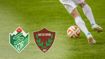   Türkiye 1. Ligi’nde oynanan Iğdırspor FK – Hatayspor karşılaşması