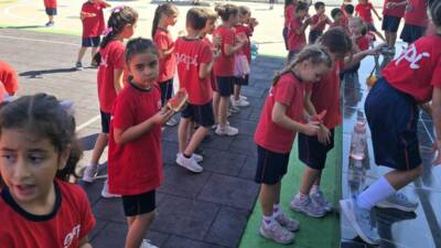 Hatay’ın Belen ilçesinde Gazi Abdurrahman Paşa İlkokulu’nda “Karpuz Günü” etkinliği