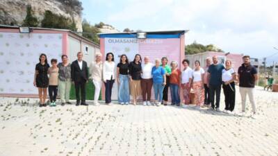 Hatay Valisi Mustafa Masatlı’nın eşi Esra Masatlı, Hatay’da kadınların üretim