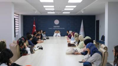 Hatay, Erasmus+ projesi kapsamında Almanya ve Türkiye’den gelen gençleri ağırladı.