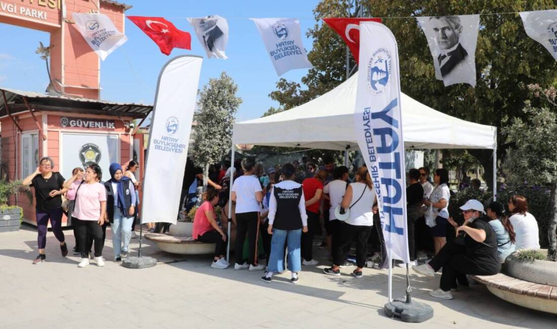 Hatay Büyükşehir Belediyesi (HBB), vatandaşların sağlıklı yaşam alışkanlıklarını artırmak amacıyla