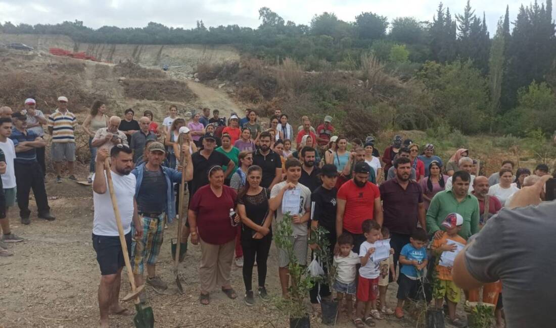 Hatay’ın Samandağ ilçesine bağlı Kurtderesi Mahallesi’nde toplu konut projesi için
