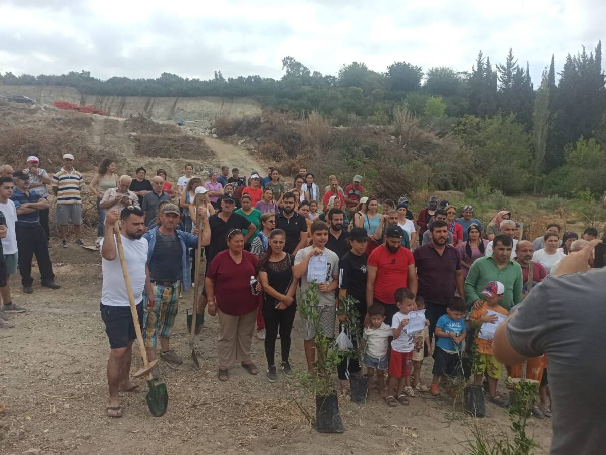 Hatay’ın Samandağ ilçesine bağlı Kurtderesi Mahallesi’nde toplu konut projesi için