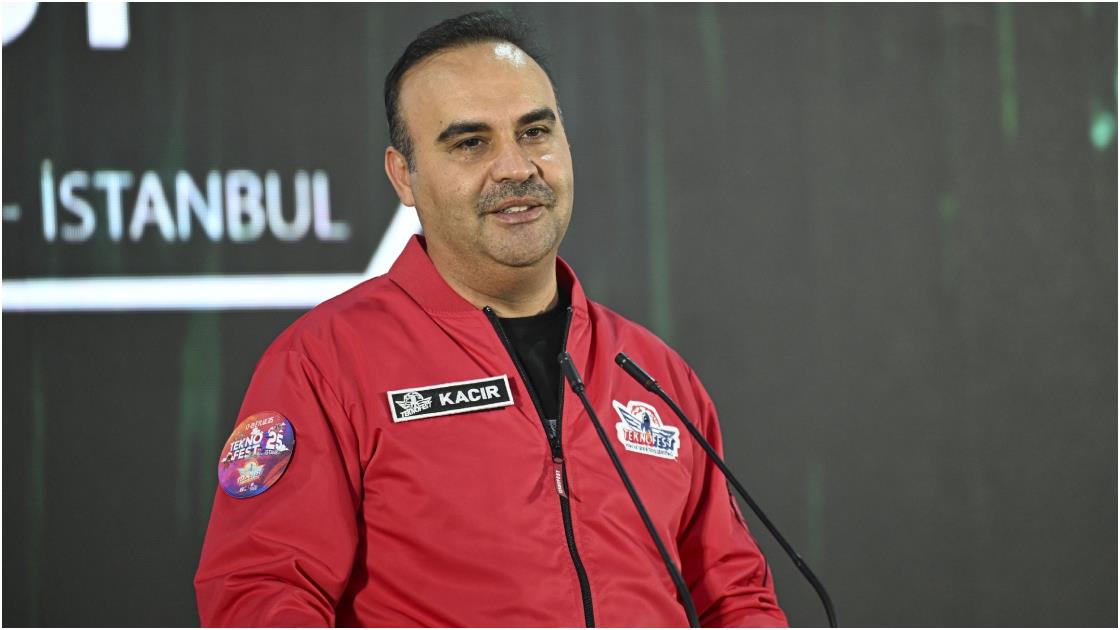 Sanayi ve Teknoloji Bakanı Mehmet Fatih Kacır, İstanbul’da düzenlenen TEKNOFEST