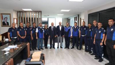 Hatay Büyükşehir Belediye Başkanı Mehmet Öntürk, Zabıta Teşkilatı’nın 199. kuruluş