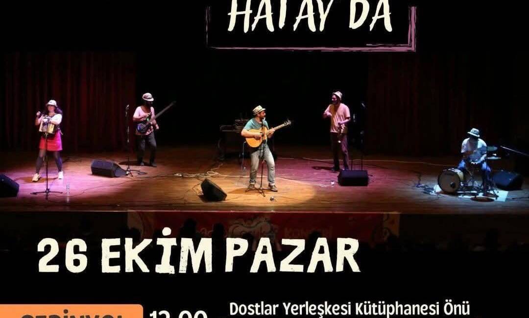 Çocukların sevgilisi Şubadap Çocuk Grubu, Hataylılarla buluşuyor. Grup, 26 Ekim