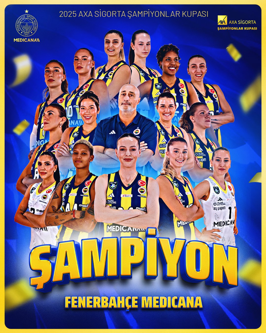 AXA Sigorta Şampiyonlar Kupası finalinde dev heyecan yaşandı. Ankara Spor