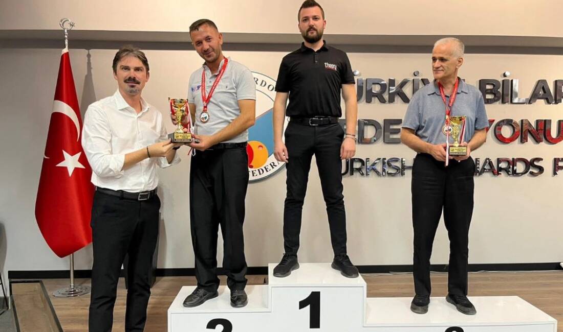 Türkiye Bilardo Federasyonu tarafından düzenlenen 3 Bant Bilardo Türkiye Şampiyonası’nın