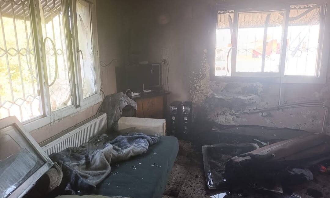 Hatay’ın merkez Antakya ilçesinde bulunan tek katlı bir evde çıkan