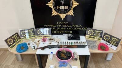   Hatay’ın Dörtyol ilçesinde düzenlenen uyuşturucu operasyonunda 8 şüpheli yakalandı.