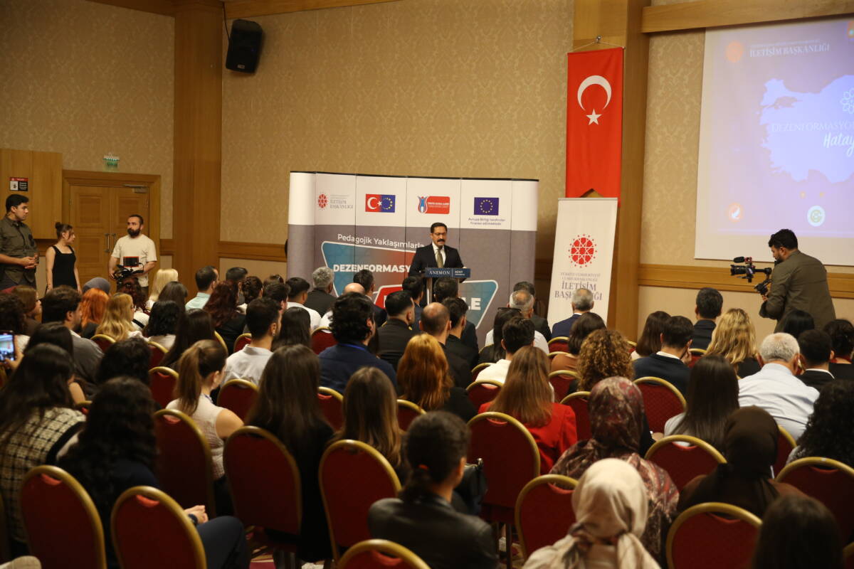 Hatay’da, Cumhurbaşkanlığı İletişim Başkanlığı Adana Bölge Müdürlüğü tarafından “Pedagojik Yaklaşımlarla