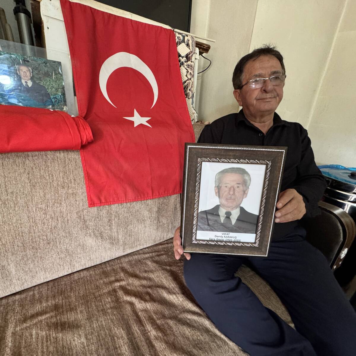 Hatay’ın Yayladağı ilçesinde 105 yaşında hayatını kaybeden Kore Gazisi Derviş