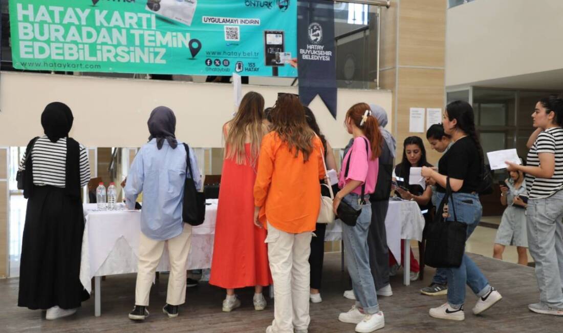 Hatay Büyükşehir Belediyesi (HBB), üniversite öğrencilerinin toplu ulaşımdan daha hızlı