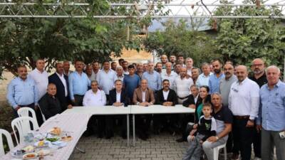 Antakya Belediye Başkanı İbrahim Naci Yapar, Antakya Kaymakamı Abdullah Akdaş