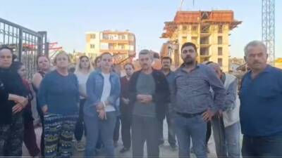 Defne ilçesi Çekmece Mahallesi’nde 143 ve 144. Sokak sakinleri, inşaat