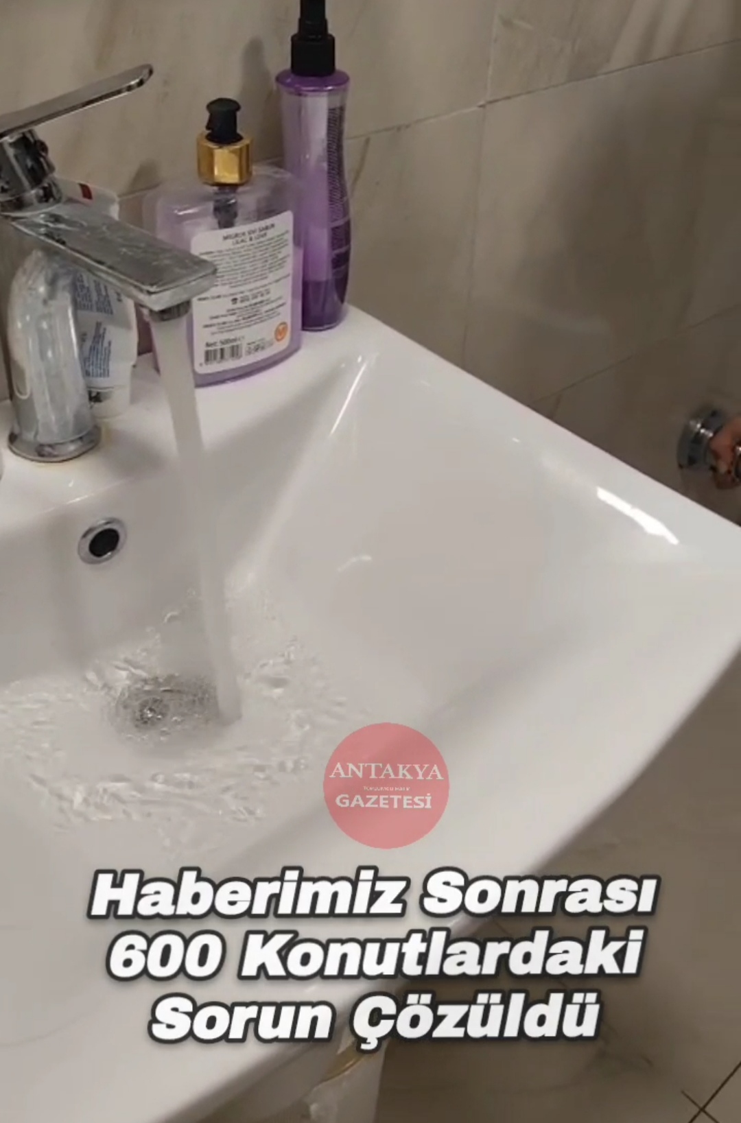 Antakya Gazetesi’nin bu sabah gündeme taşıdığı “Lağım da taştı, sabır