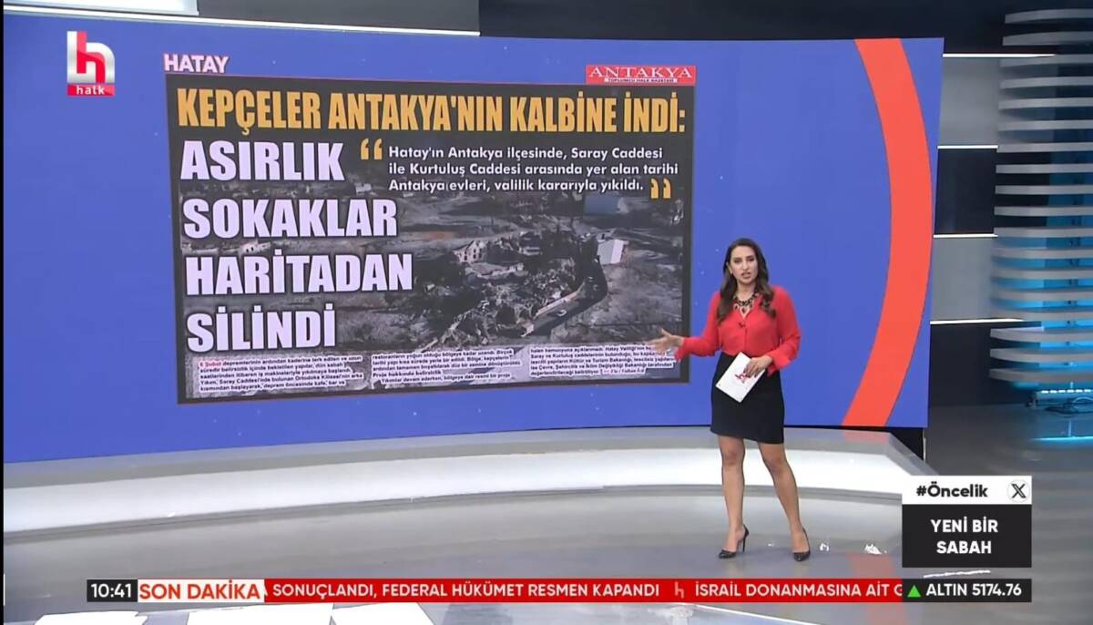 Hatay’ın Antakya ilçesinde, Saray Caddesi ile Kurtuluş Caddesi arasında bulunan