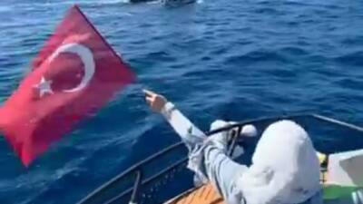 Hatay’ın Arsuz ilçesinde, Gazze’deki saldırıları protesto etmek ve ablukanın kaldırılmasını