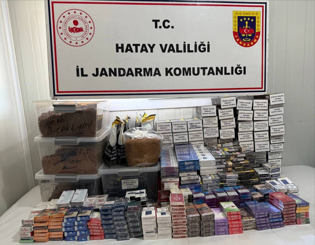 Hatay İl Jandarma Komutanlığı ekipleri, Eylül ayında uyuşturucu ve kaçakçılıkla