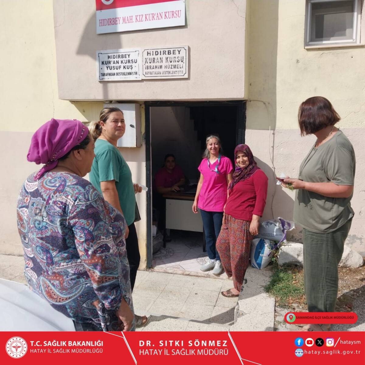 Hıdırbey Köyü’nde mobil sağlık aracıyla gerçekleştirilen taramada, kadınlara rahim ağzı