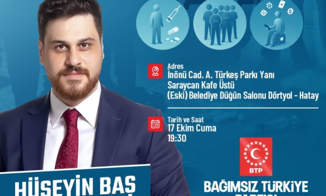 Bağımsız Türkiye Partisi (BTP) Genel Başkanı Hüseyin Baş, gençlere yönelik