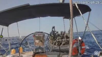 Gazze’ye insani yardım götürmek için yola çıkan Sumud Filosu’nun son