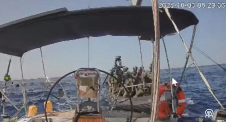 Gazze’ye insani yardım götürmek için yola çıkan Sumud Filosu’nun son