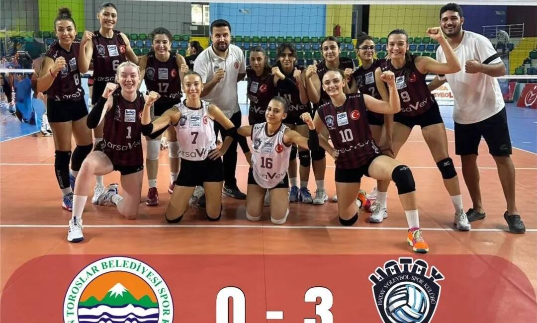 Hatay temsilcisi Arsavev Hatay Voleybol Spor Kulübü, Mersin deplasmanında karşılaştığı