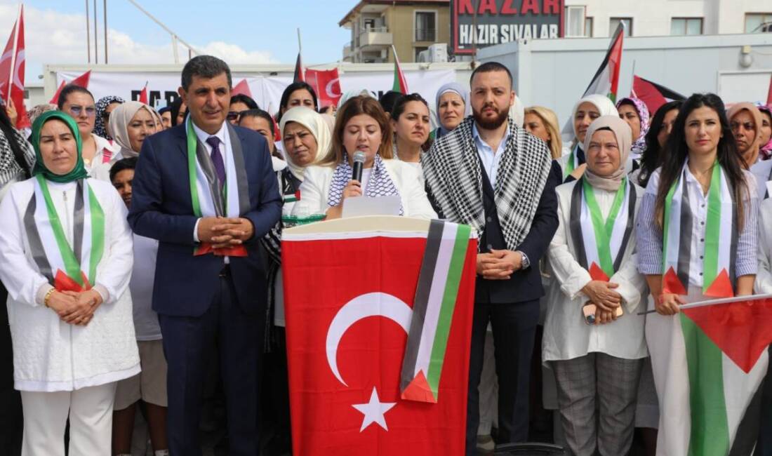 Kadınlar El Ele Verdi: “Gazze’nin Yalnızlığına Sessiz Kalmayacağız” AK Parti Hatay İl Kadın Kolları Başkanlığı, Gazze’de yaşanan insanlık