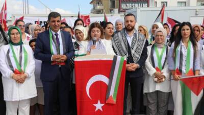 AK Parti Hatay İl Kadın Kolları Başkanlığı, Gazze’de yaşanan insanlık