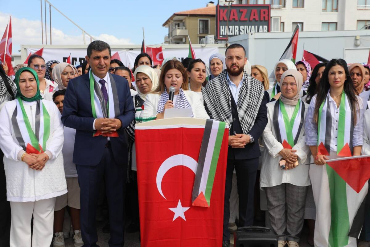 AK Parti Hatay İl Kadın Kolları Başkanlığı, Gazze’de yaşanan insanlık