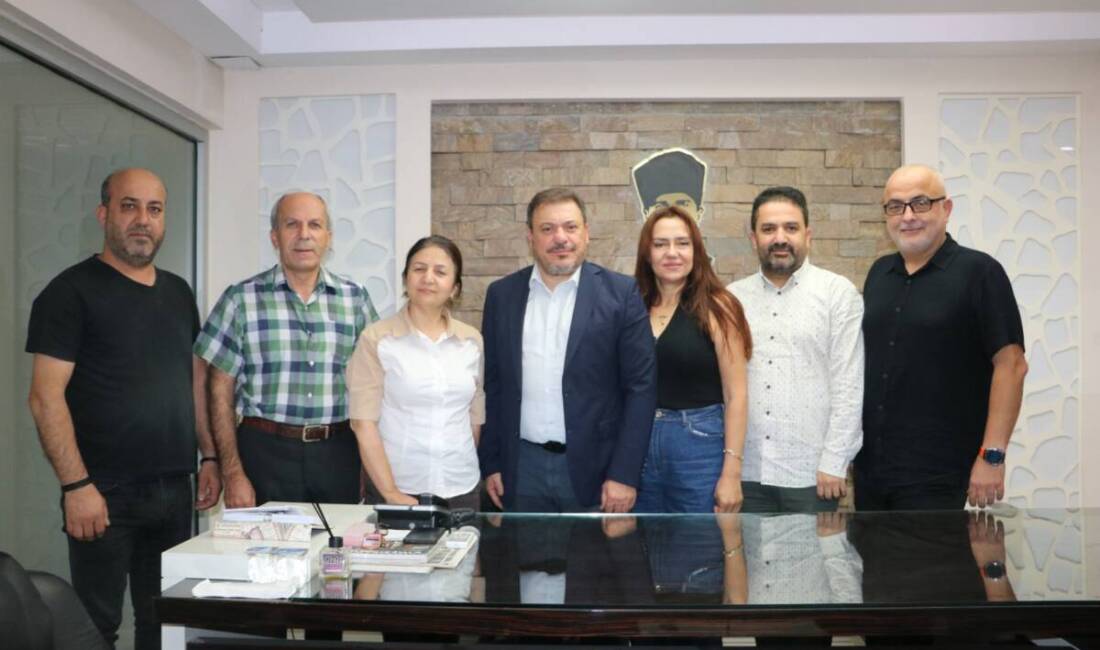 Hatay Gazeteciler Cemiyeti’nin (HGC) yeni yönetimine ilk “hayırlı olsun” ziyareti,