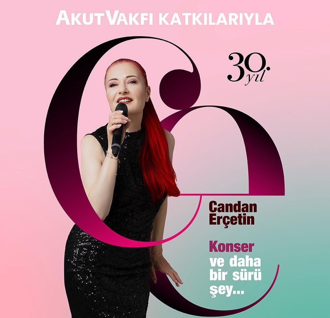 Türk müziğinin güçlü seslerinden Candan Erçetin, sanat hayatının 30. yılı