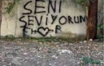 Antakya Belediyesi, bir vatandaşın duvara yazdığı “Seni seviyorum” notuna karşılık