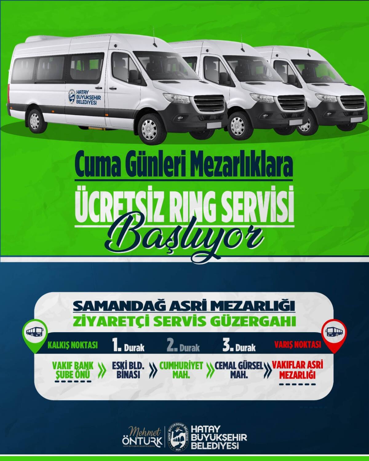 Hatay Büyükşehir Belediyesi (HBB), vatandaşların asri mezarlık ziyaretlerini daha rahat