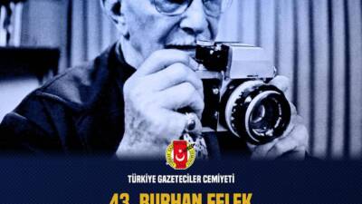 Türkiye Gazeteciler Cemiyeti (TGC), geleneksel hale gelen Burhan Felek Basın