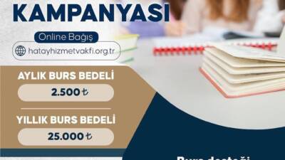Hatay Büyükşehir Belediyesi (HBB), Hataylı üniversite öğrencilerine burs desteği sağlamak