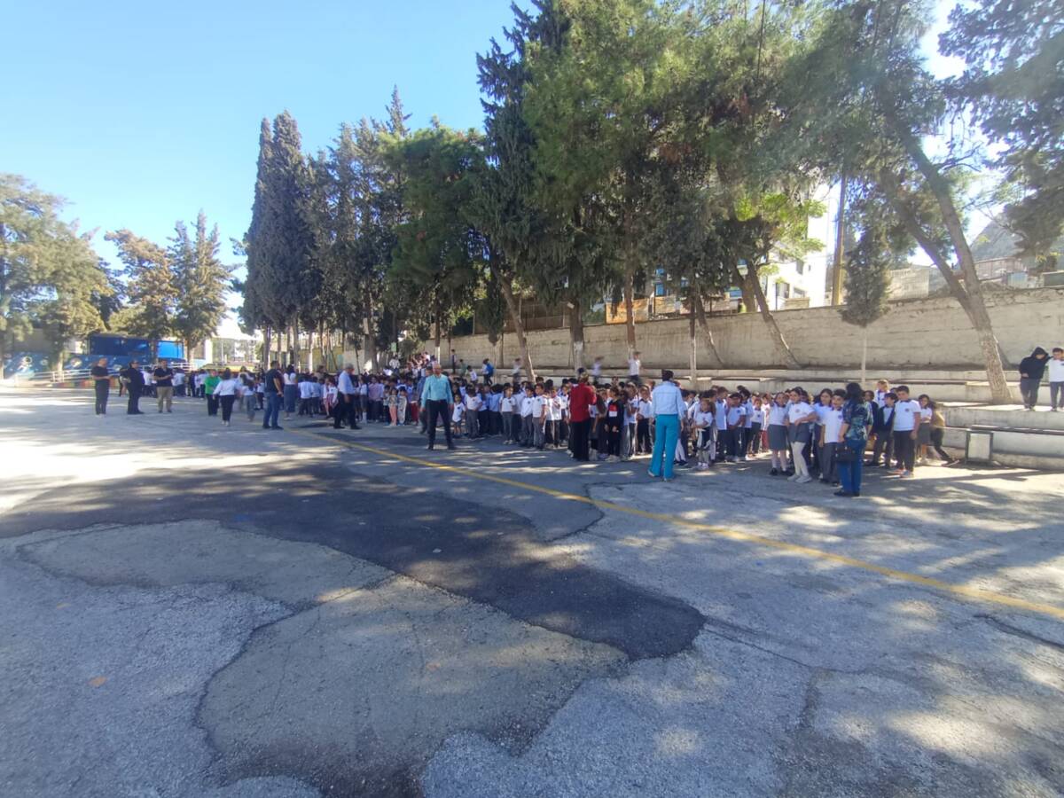 Hatay’ın Defne ilçesinde bulunan Cemil Şükrü Çolakoğlu Ortaokulu’nda “Yeşil Vatan