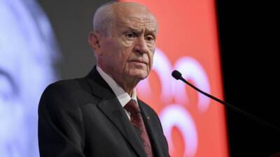 MHP Genel Başkanı Devlet Bahçeli, Meclis’te partisinin grup toplantısında yaptığı