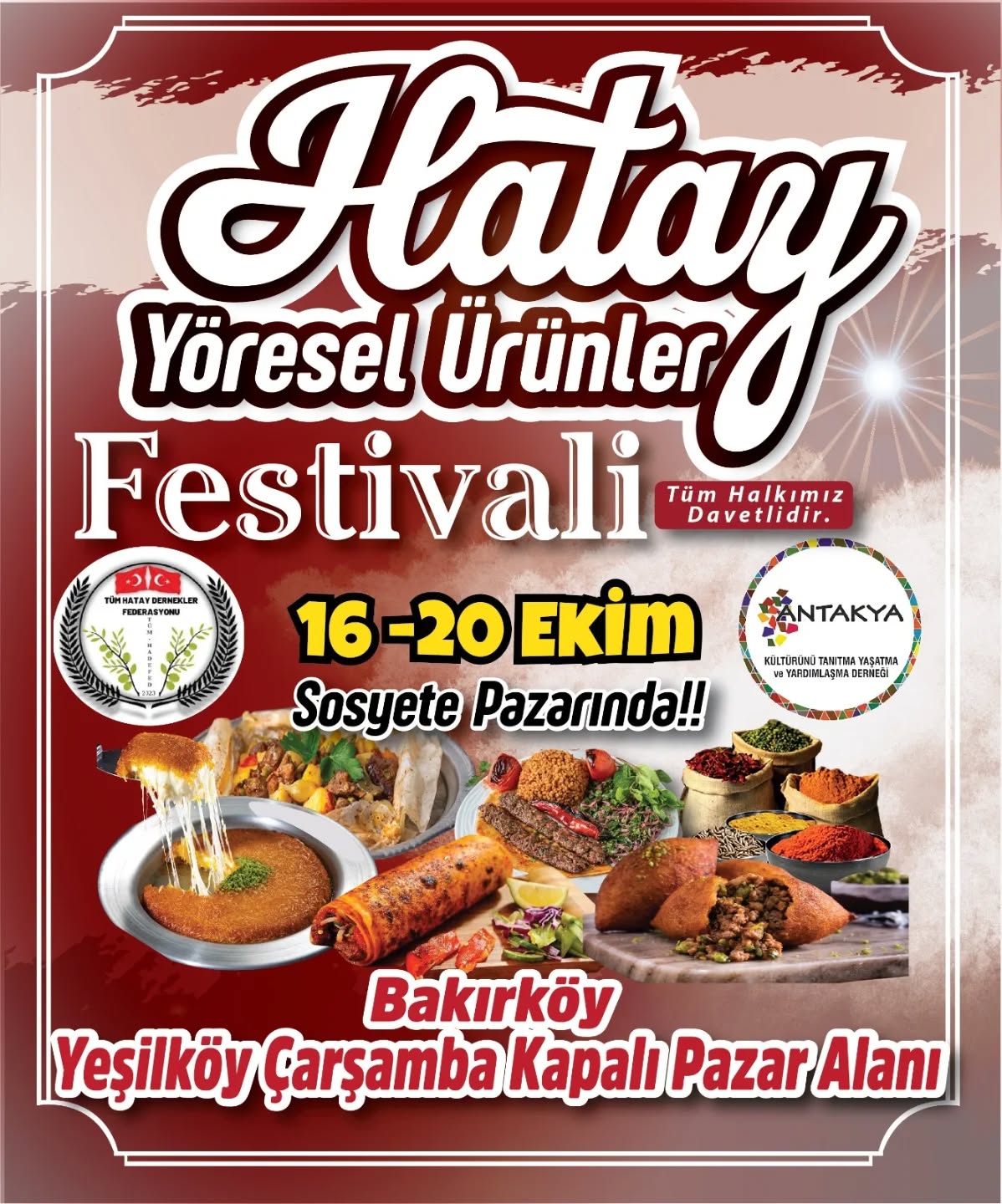 Hatay’ın eşsiz mutfak kültürü ve el emeği ürünleri İstanbul’a taşındı.