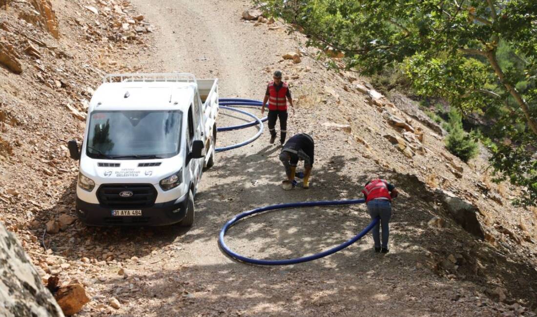Hatay Büyükşehir Belediyesi (HBB), kuraklıkla mücadele ve su kaynaklarının etkin