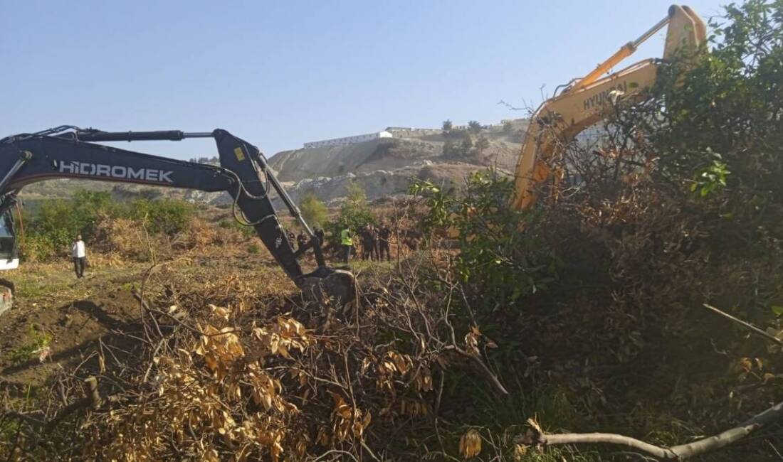 Hatay’ın Samandağ ilçesinde yer alan Kurtderesi bölgesinde, uzun süredir süren