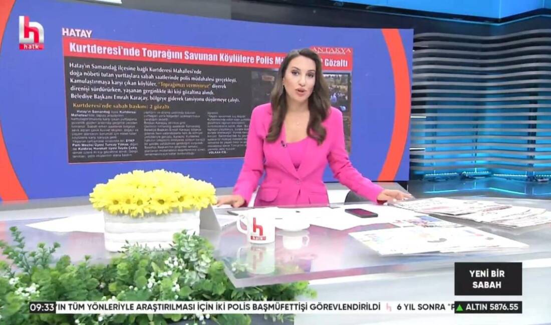 Hatay’ın Samandağ ilçesi Kurtderesi Mahallesi’nde, kamulaştırma kararına karşı yürütülen doğa