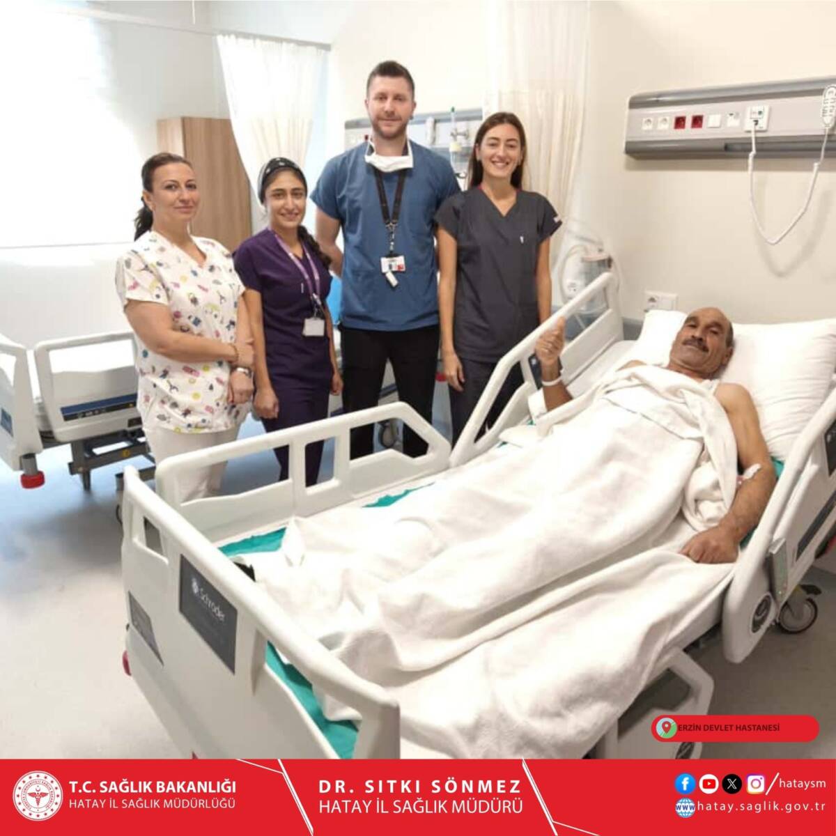 Erzin Devlet Hastanesi’ne yeni bir ameliyat bölümü kazandırıldı. Ameliyathane oluşturularak