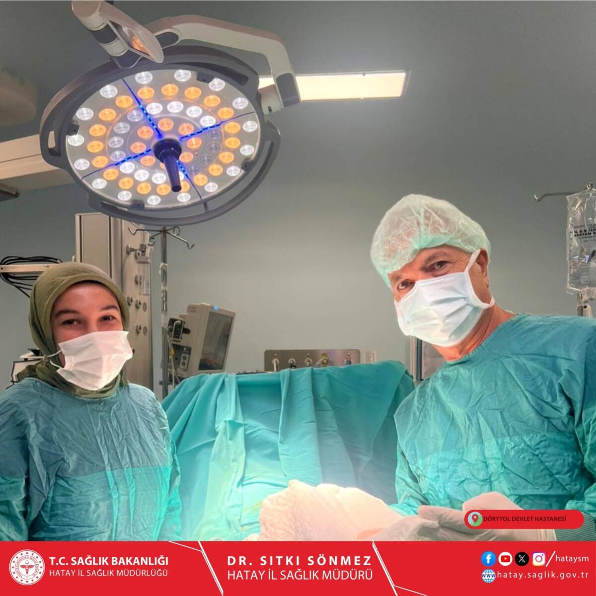 Dörtyol Devlet Hastanesi’nde ilk kez kanserli bir hastada ortaya çıkan