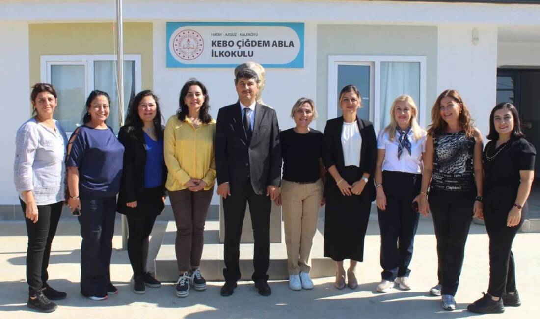 Ankaralı bir grup iş kadını, Arsuz’daki Kebo Çiğdem Abla İlkokulu’nda