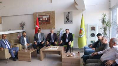 Hatay Gazeteciler Cemiyeti’nin yeni dönem yönetimi, göreve başlamasının ardından tebrik