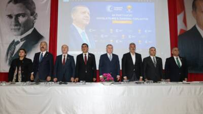 Hatay’da AK Parti teşkilatı, genişletilmiş il danışma toplantısında Altınözü Belediye